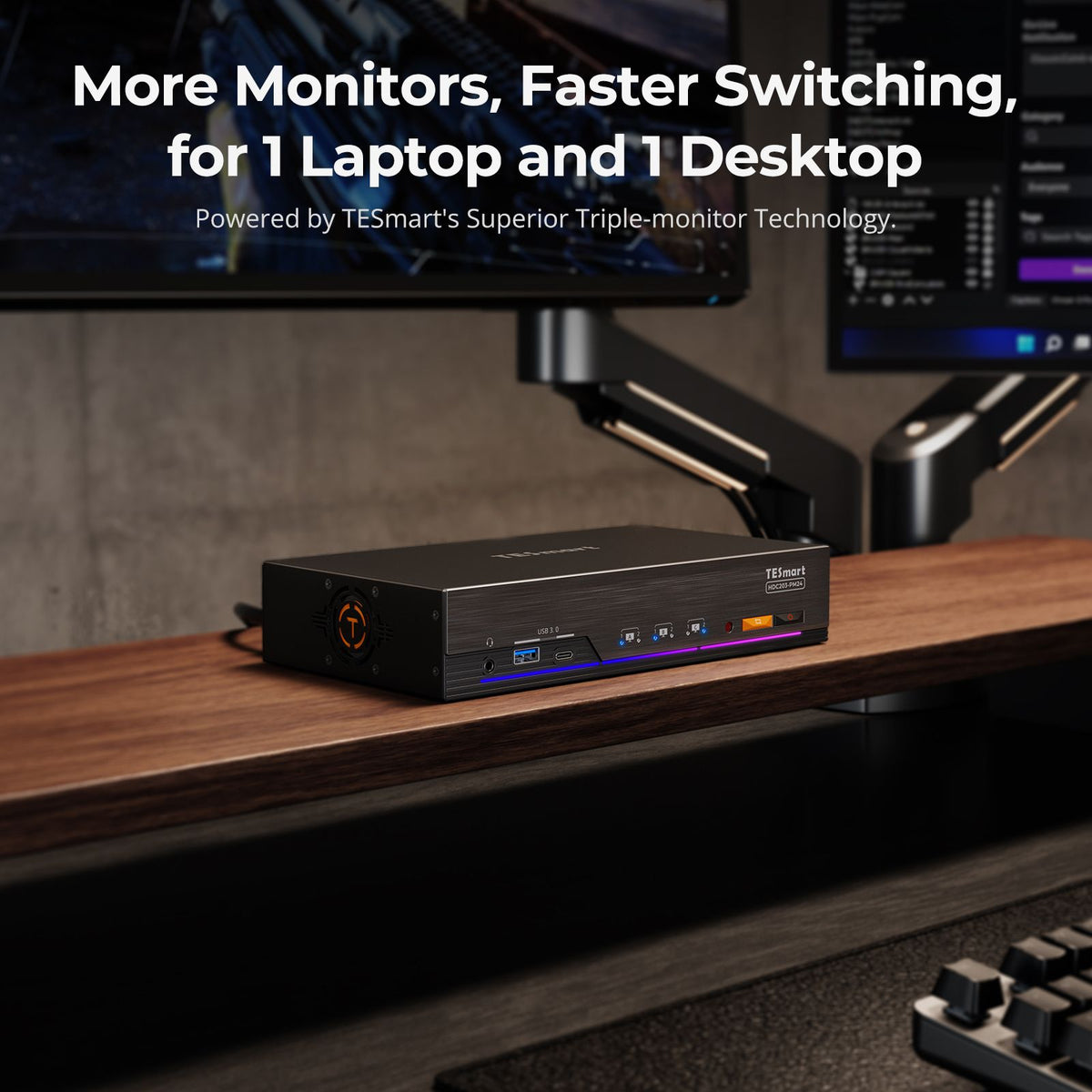 TESmart HDC203-PM24: Multi-Monitor-Lösungen für Mac mit DisplayLink