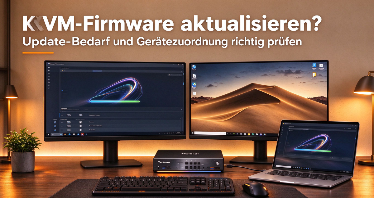 KVM-Firmware aktualisieren: Wann es sinnvoll ist und welche Angaben der Support braucht
