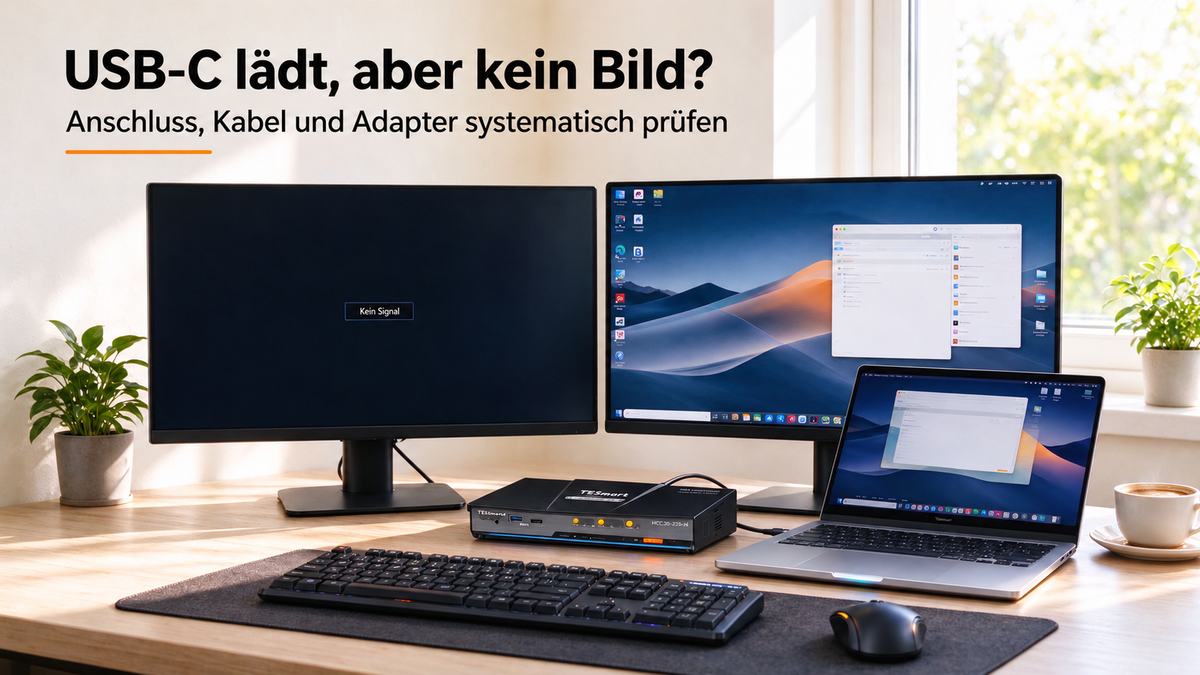 USB-C lädt, aber liefert kein Bild: Anschluss, Kabel und Adapter systematisch prüfen