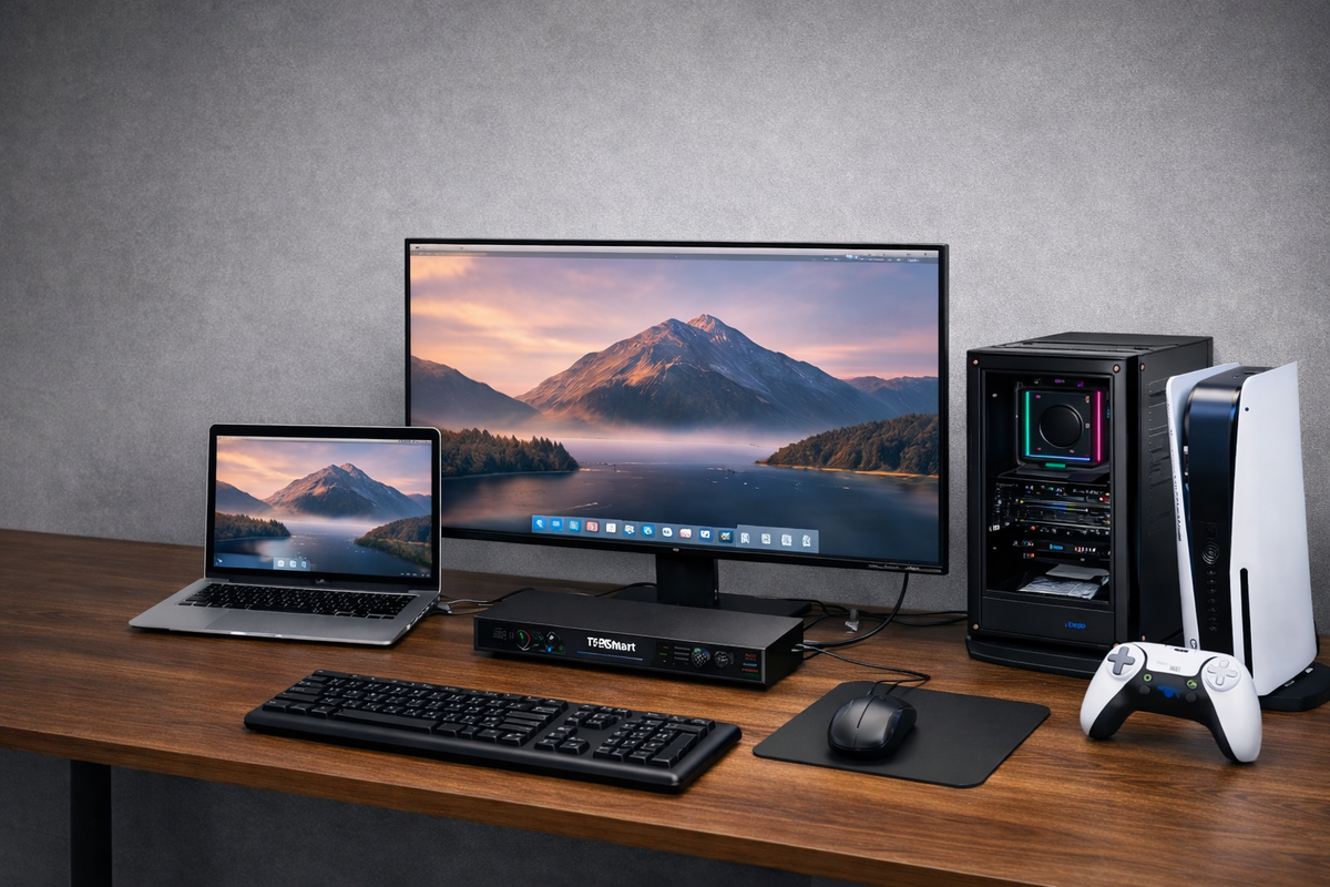 Apple Studio Display KVM-Leitfaden: Warum die meisten KVM-Switches nicht funktionieren – und warum Thunderbolt die richtige Lösung ist
