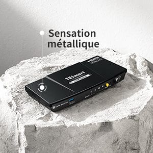 4 Port Drei-Monitor-KVM-Switch HDMI 4K@60Hz mit USB Hub