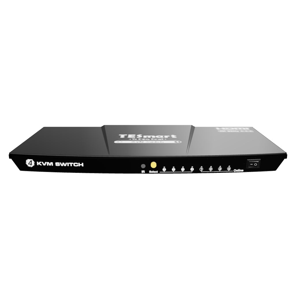 4 Port HDMI KVM Switch 4K60Hz Maus Nahtlose Umschaltung