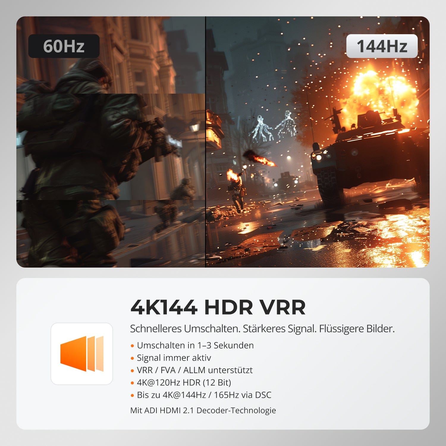 TESmart CKS201-M23-EUBK HDMI KVM Switch 2-Port 8K60 USB-C KVM Switch Gaming Dock mit ADI-Chip, EDID, 4K144Hz für Gaming, 2 Laptops 1 Monitor 10652805090679 2-Port USB-C 8K KVM-Switch mit ADI-Chip für 2 Laptops & 1 Monitor | TESmart EU Plug