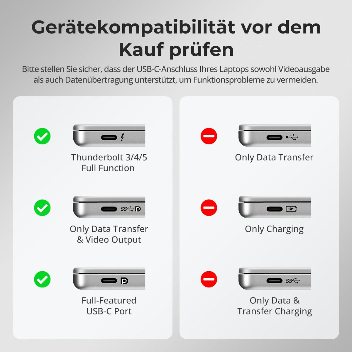 TESmart CKS201-M23-EUBK HDMI KVM Switch 2-Port 8K60 USB-C KVM Switch Gaming Dock mit ADI-Chip, EDID, 4K144Hz für Gaming, 2 Laptops 1 Monitor 10652805090679 2-Port USB-C 8K KVM-Switch mit ADI-Chip für 2 Laptops & 1 Monitor | TESmart EU Plug