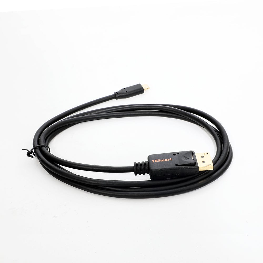 TESmart.DE C2D4K1M5 4K USB-C-zu-DP-Kabel 1,5 m, 4K@60Hz HDR, vergoldet, geflochten, DP-Alt-Modus (USB 3.1 auf DP 1.2) 4K USB-C-auf-DP-Kabel 1,5 m, 4K@60Hz HDR, vergoldet, geflochten, DP-Alt-Modus (USB 3.1 auf DP 1.2)