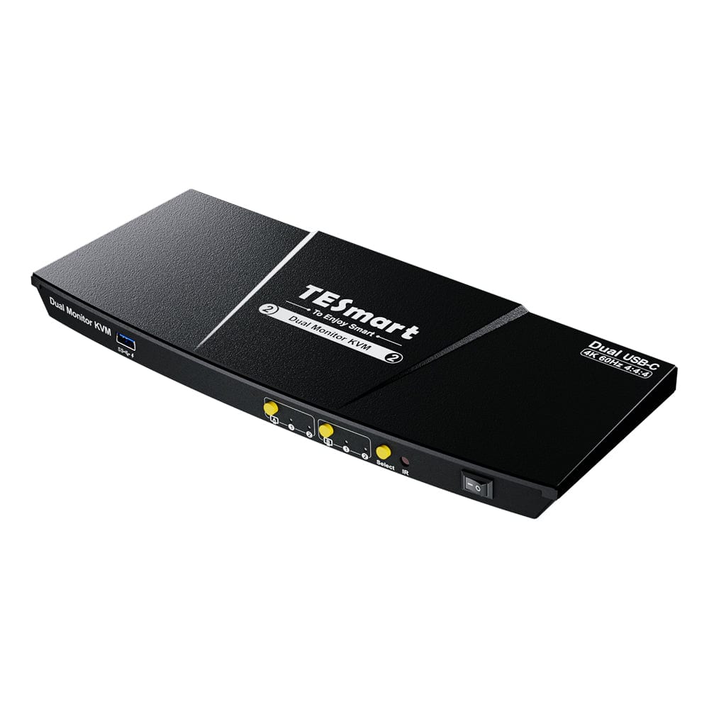 TESmart.DE Dual-Monitor MST 4K60Hz KVM-Switch für 2 PCs Serie Dual-Monitor MST 4K60Hz KVM-Switch für 2 PCs Serie