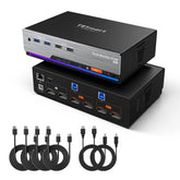 TESmart.DE Dual- & Triple-Monitor-8K60Hz-KVM-Switch für 2 PCs – KVM Gaming Master Serie Dual- & Triple-Monitor-8K60Hz-KVM-Switch für 2 PCs – KVM Gaming Master Serie