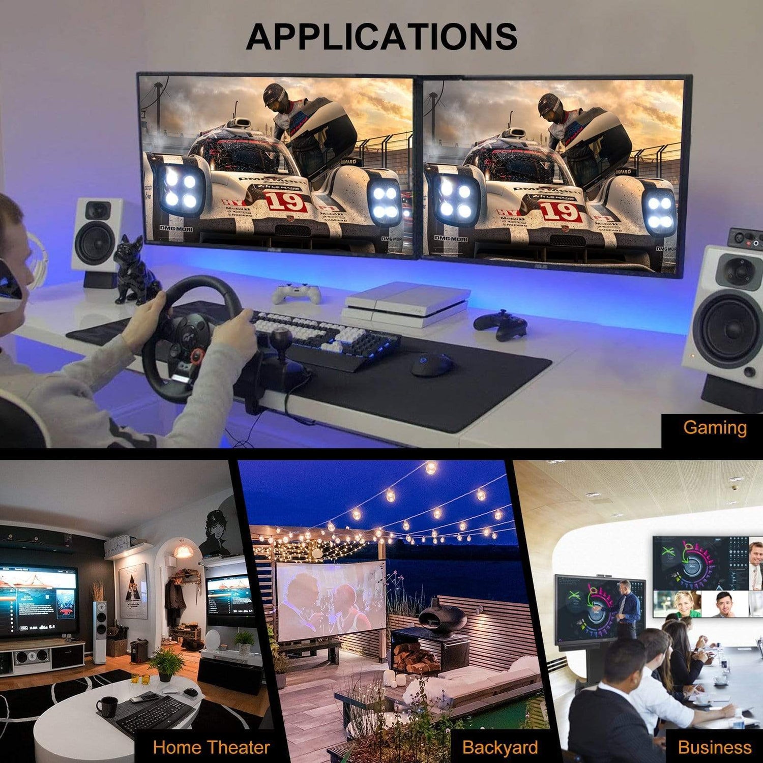 TESmart HDMI Splitter 2/4/8/ Ports HDMI Splitter 4K 60Hz mit HDR für DVD Player TV Box HDMI Splitter 2/4/8/16 Port Unterstützung  4K 60Hz HDR HDCP 2.2-TESmart