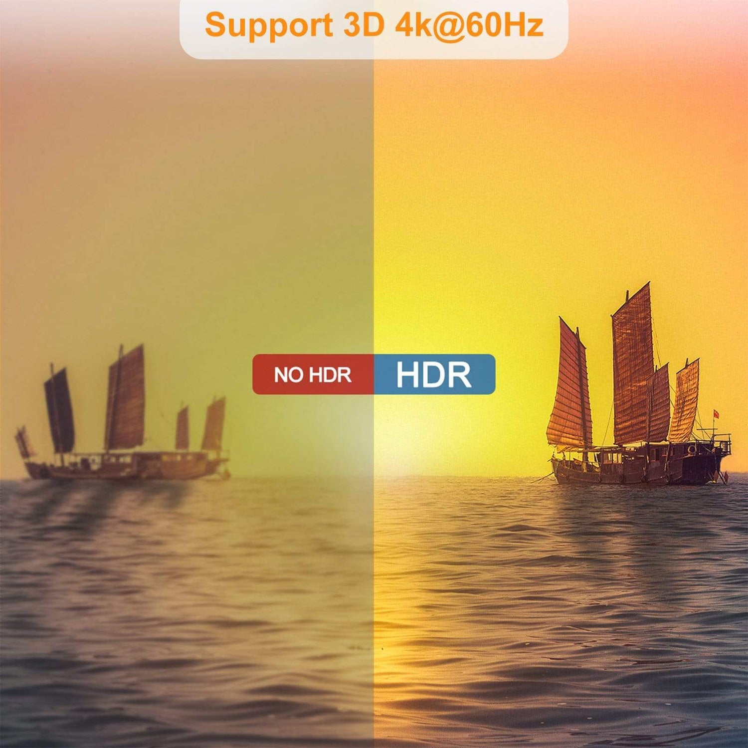 TESmart HDMI Splitter 2x8 HDMI Splitter 4K 60Hz für DVD Player TV Box HDMI Splitter  2 in 8 out Unterstützung  4K 60Hz HDR HDCP 2.2 -TESmart