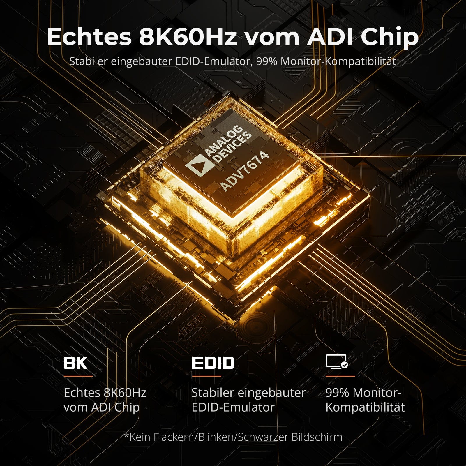 TESmart HKS202-M24-EUBK Dual Monitor KVM Switch HDMI 2.1 Dual 4K144Hz KVM Switch Gaming Dock für 2 PCs & 2 Monitore, mit ADI-Chip, EDID, VRR, FVA, ALLM und dynamischem HDR 10652805090716 HDMI 2.1 Dual 4K144Hz KVM Dock für 2 PCs & 2 Monitore, ADI-Chip, EDID, VRR, HDR EU Plug