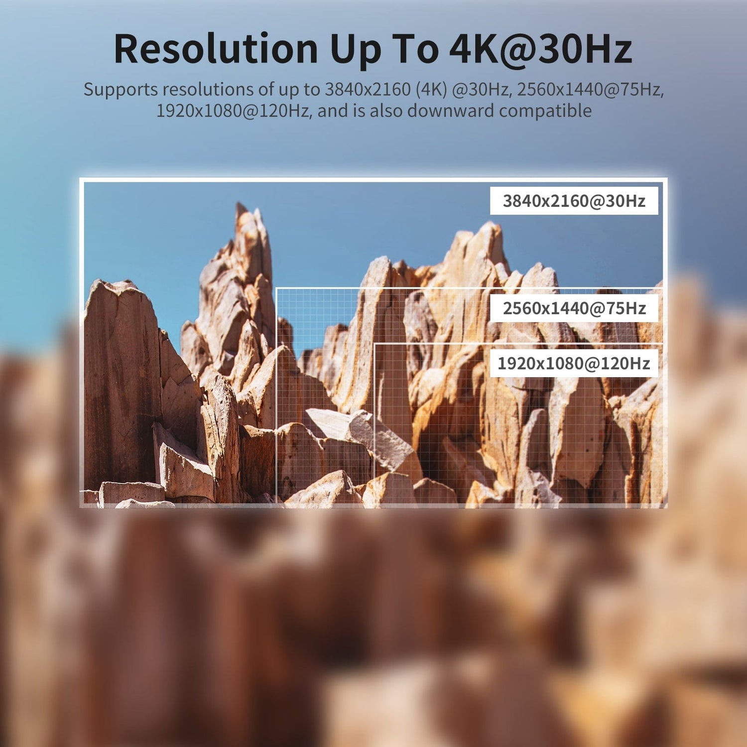 TESmart HKS401-L23-EUBK HDMI KVM Switch 4 Port KVM Switch Kit HDMI 4K30Hz mit EDID, 4 PCs 1 Monitor EU Plug