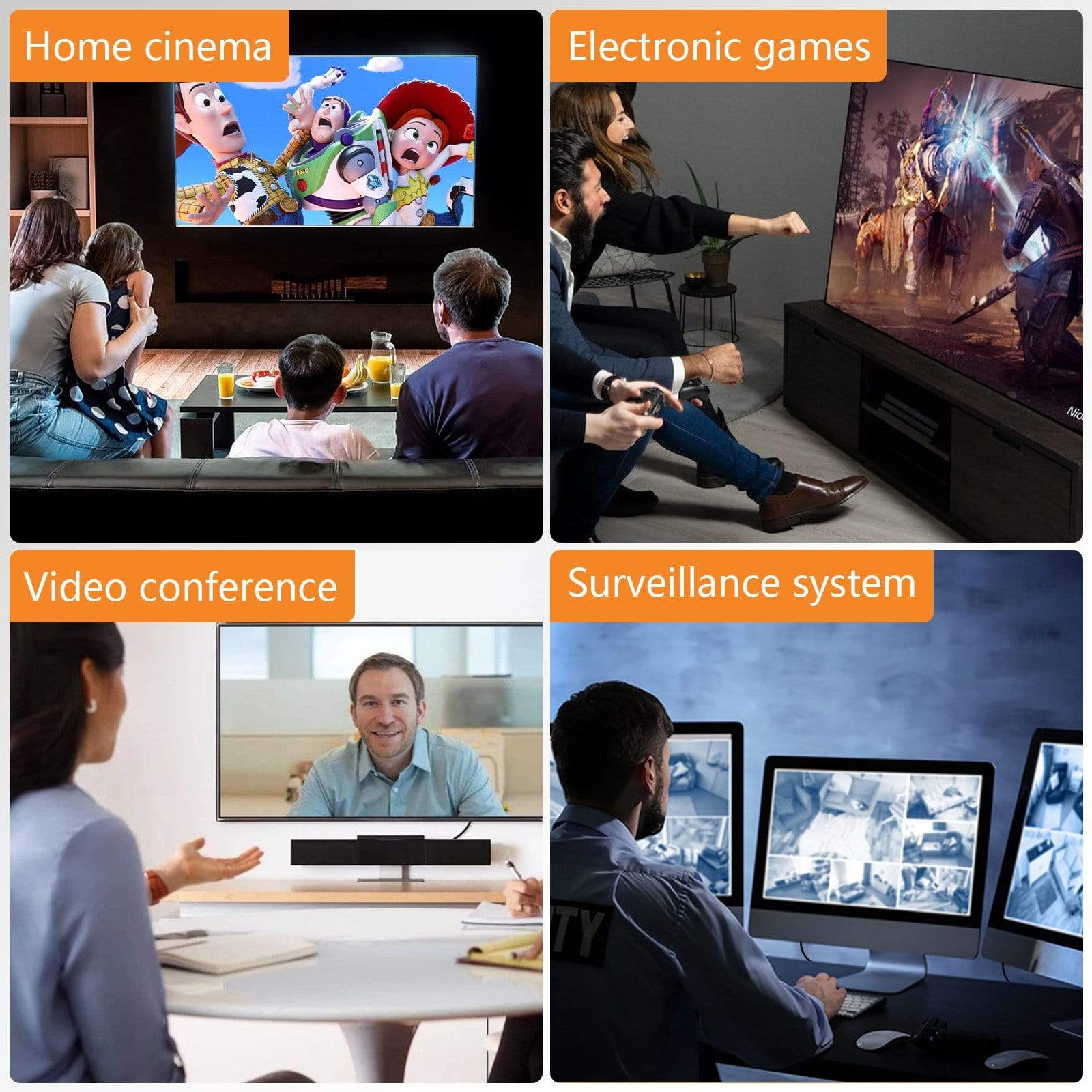 TESmart TESmart Accessoriess 4K HDMI Kabel 5ft 18Gbps Unterstützt 3D 4K@60Hz True HD Dolby 7.1 ARC HDCP 2.2