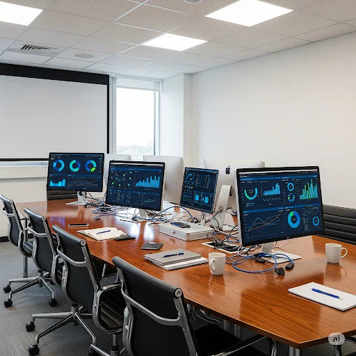 Revolutionierung von Hybrid-Meetings: Wie unsere KVM-Lösungen kollaborative Arbeitsabläufe verbessern