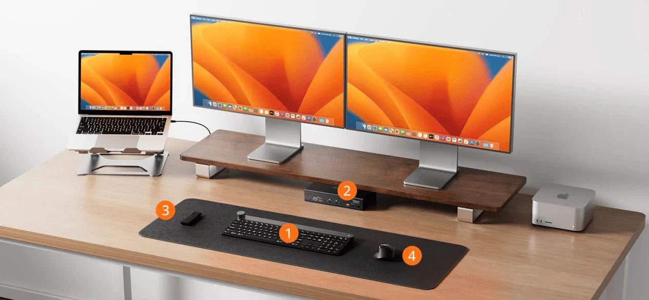 Warum das Apple Studio Display einen echten Thunderbolt-4-KVM-Switch benötigt