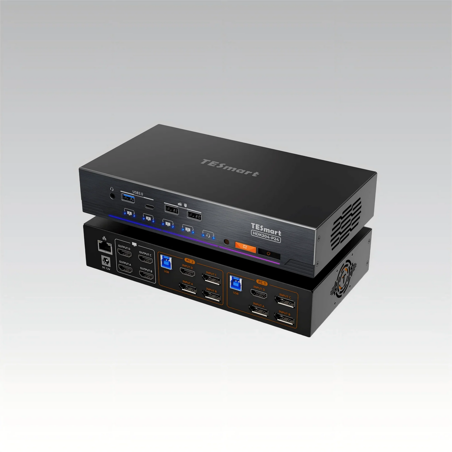 HDK204-P24: Der professionelle KVM-Switch für Quad-Monitor-Workflows