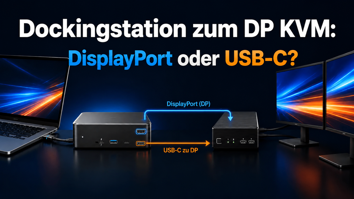 DisplayPort-KVM mit Thunderbolt-5-Dock: Welchen Videoausgang sollten Sie verwenden?