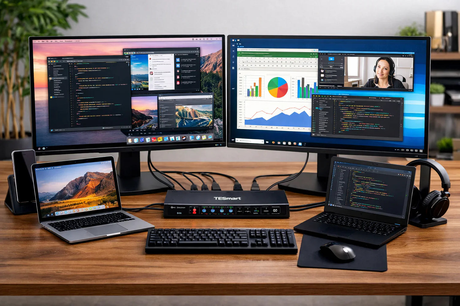 MacBook Multi-Monitor Setup Guide: So bauen Sie eine effiziente Dual-Monitor-Workstation auf