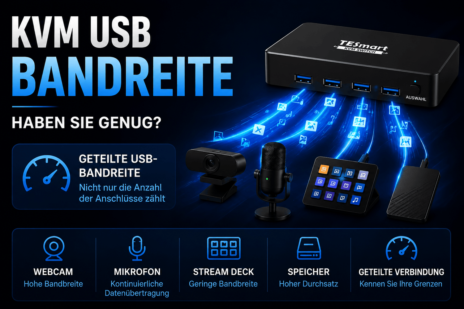 KVM-Switch vs. USB-Switch für Gaming-PC und Arbeitslaptop: Was brauchen Sie wirklich?