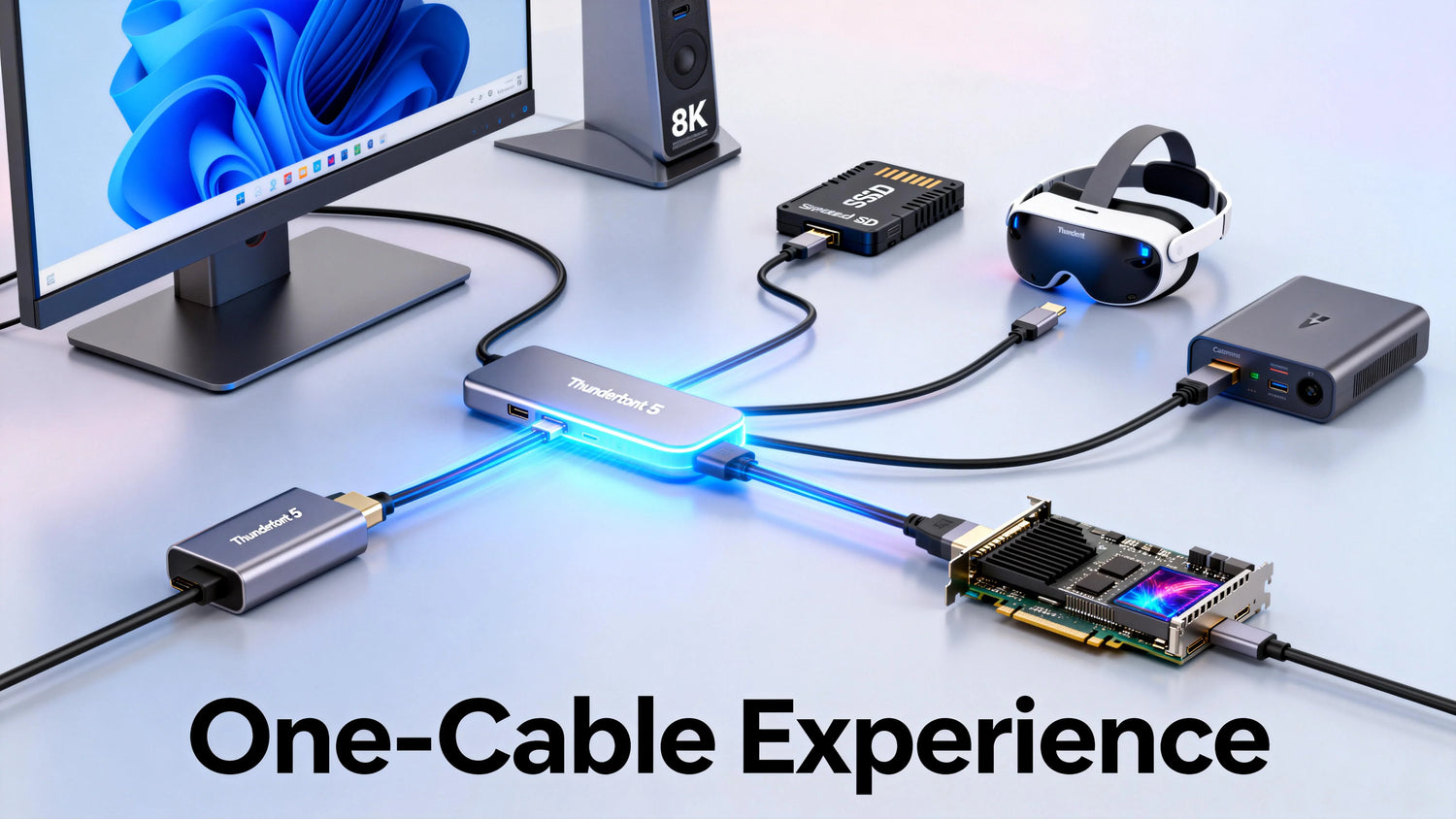 Thunderbolt-Schnittstellenentwicklung: Vollständiger Vergleich von Thunderbolt 3, 4 und 5 – Neue Maßstäbe für Konnektivität