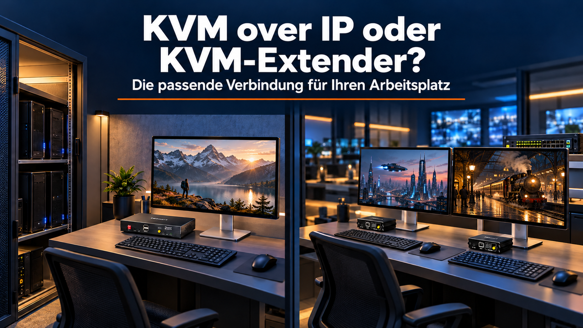 KVM over IP oder KVM-Extender? So wählen Sie die passende Lösung