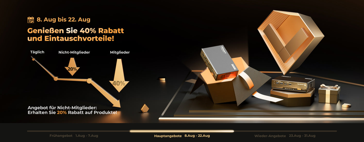 Hauptangebot des TESmart Brand Day: 8. August bis 22. August