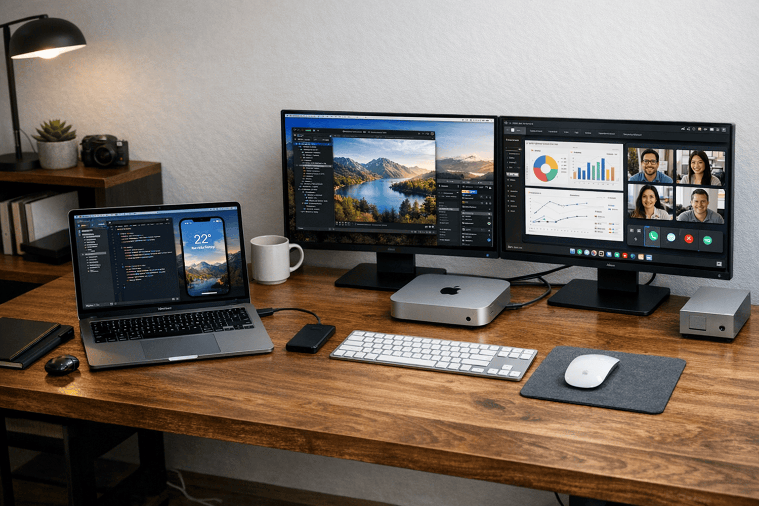 Bester KVM-Switch für ein MacBook-Dual-Monitor-Setup