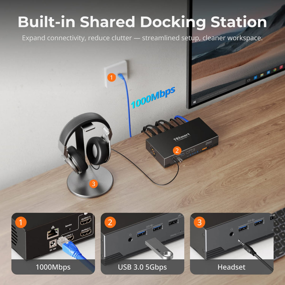 HDK203-M24 shared docking station