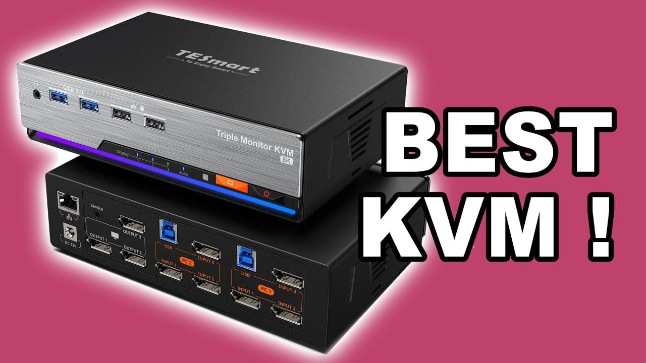 Laden Sie das Video: TESmart DKS203-M24 Dreifach 8K 60Hz KVM-Switch Gaming-Dock Review