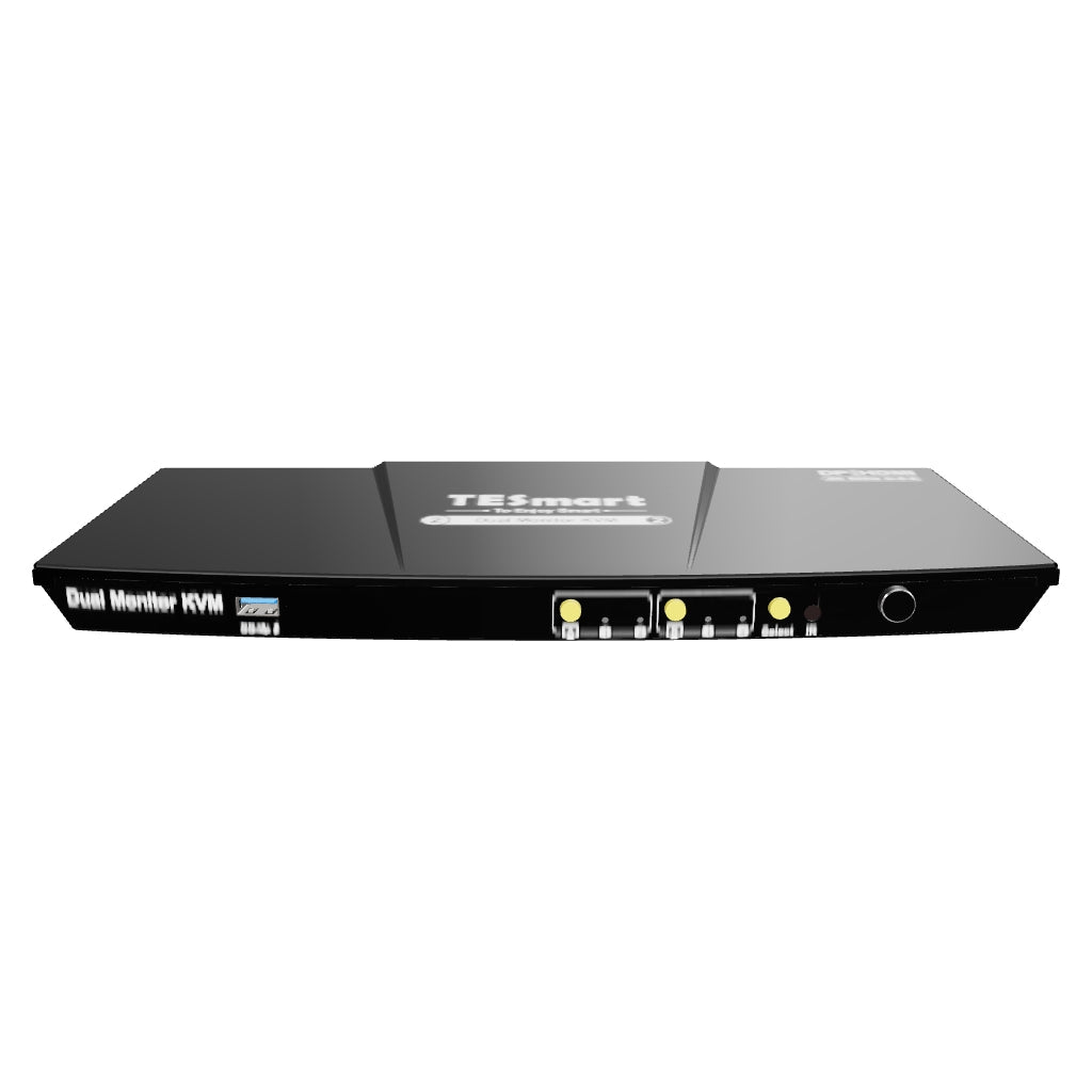 Kit de commutateur KVM double moniteur 2 ports HDMI+DP 4K60Hz avec station d&