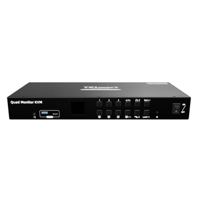 KVM 4×4 HDMI+DP | 4K60, MST y EDID