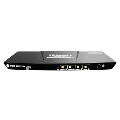 KVM HDMI 4 × 1 | 4K60, EDID et hub USB