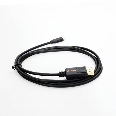 TESmart.DE C2D4K1M5 4K USB-C-zu-DP-Kabel 1,5 m, 4K@60Hz HDR, vergoldet, geflochten, DP-Alt-Modus (USB 3.1 auf DP 1.2) 4K USB-C-auf-DP-Kabel 1,5 m, 4K@60Hz HDR, vergoldet, geflochten, DP-Alt-Modus (USB 3.1 auf DP 1.2)