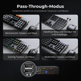 TESmart.DE HDC202-X24-EUBK Dual 4K60Hz Thunderbolt™ 4 KVM-Dock für 1 Laptop & 1 Desktop – EDID, Gaming & Hybrides Home-Office 10652805090792 Der weltweit erste Dual-Monitor-Thunderbolt™ 4 KVM – Perfekt für Gaming- und hybride Home-Office-Setups