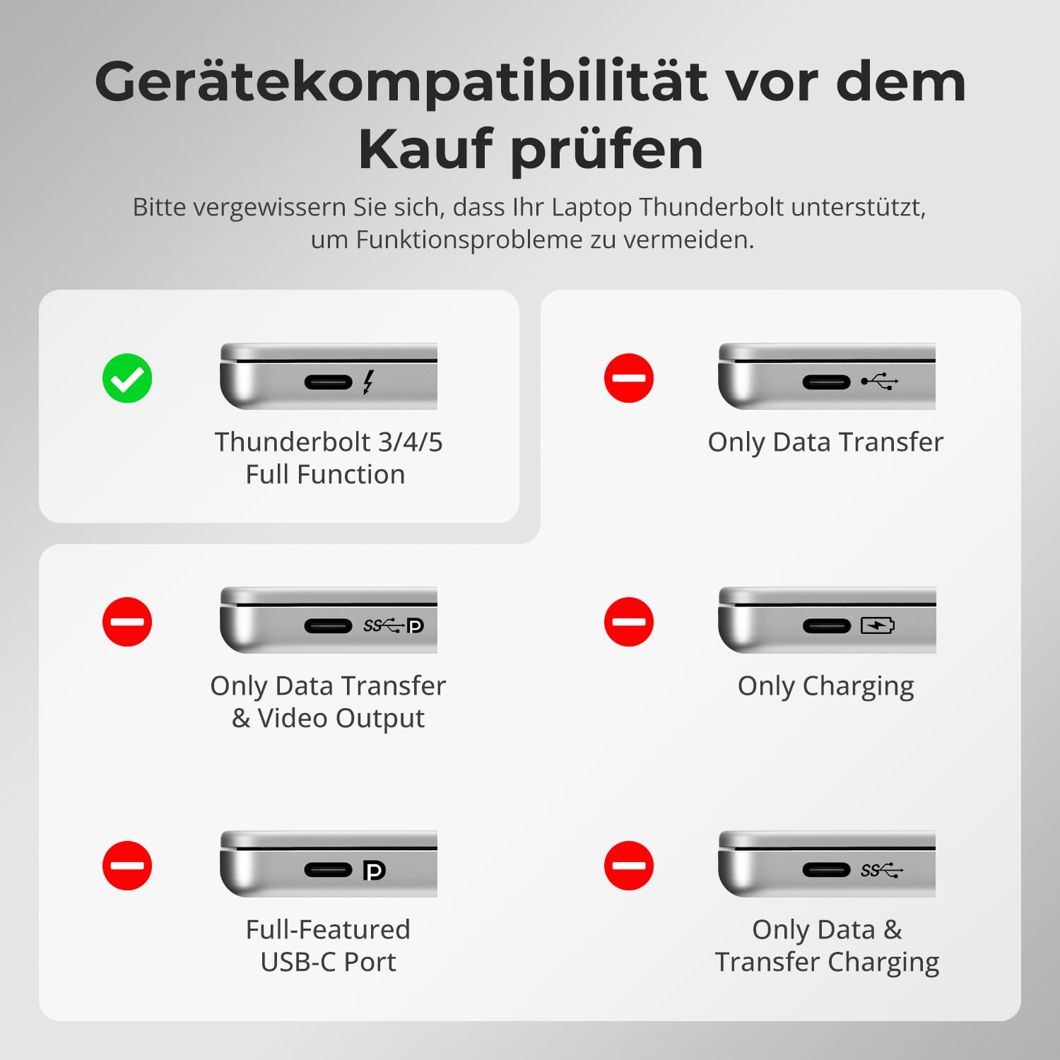 TESmart.DE HDC202-X24-EUBK KVM Switch Dual 4K60Hz Thunderbolt™ 4 KVM-Dock für 1 Laptop &amp; 1 Desktop – EDID, Gaming &amp; Hybrides Home-Office 10652805090792 2-Port Thunderbolt 4 Dual-Monitor KVM-Switch 4K60Hz, EDID &amp; 60W PD | TESmart