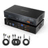 TESmart.DE HDC203-PM24-EUBK NEW Triple 4K60Hz DisplayLink® Hybrid KVM Dockingstation – USB-C mit EDID & 100W PD für 2 PCs (Mac & Desktop) 10652805092246 2-Port Triple 4K60Hz USB-C KVM-Dock mit DisplayLink® – Für Mac | TESmart