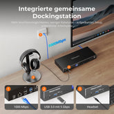 TESmart.DE HDK402-M24-EUBK Dual Monitor KVM Switch HDMI 2.1 & DP 1.4 Dual 4K144Hz KVM-Switch Gaming-Dock für 4 PCs & 2 Monitore, mit ADI-Chip, EDID, VRR, FVA, ALLM und Dynamic HDR 10652805090815 4-Port HDMI 2.1 & DP 1.4 4K144Hz VRR KVM-Switch mit ADI-Chip | TESmart