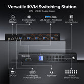 TESmart.DE HDK402-M24-EUBK HDMI 2.1 & DP 1.4 Dual 4K144Hz KVM-Switch Gaming-Dock für 4 PCs & 2 Monitore, mit ADI-Chip, EDID, VRR, FVA, ALLM und Dynamic HDR 10652805090815 HDMI 2.1 & DP 1.4 Dual 4K144Hz VRR KVM-Dock für 4 PCs & 2 Monitore, ADI-Chip, EDID, HDR