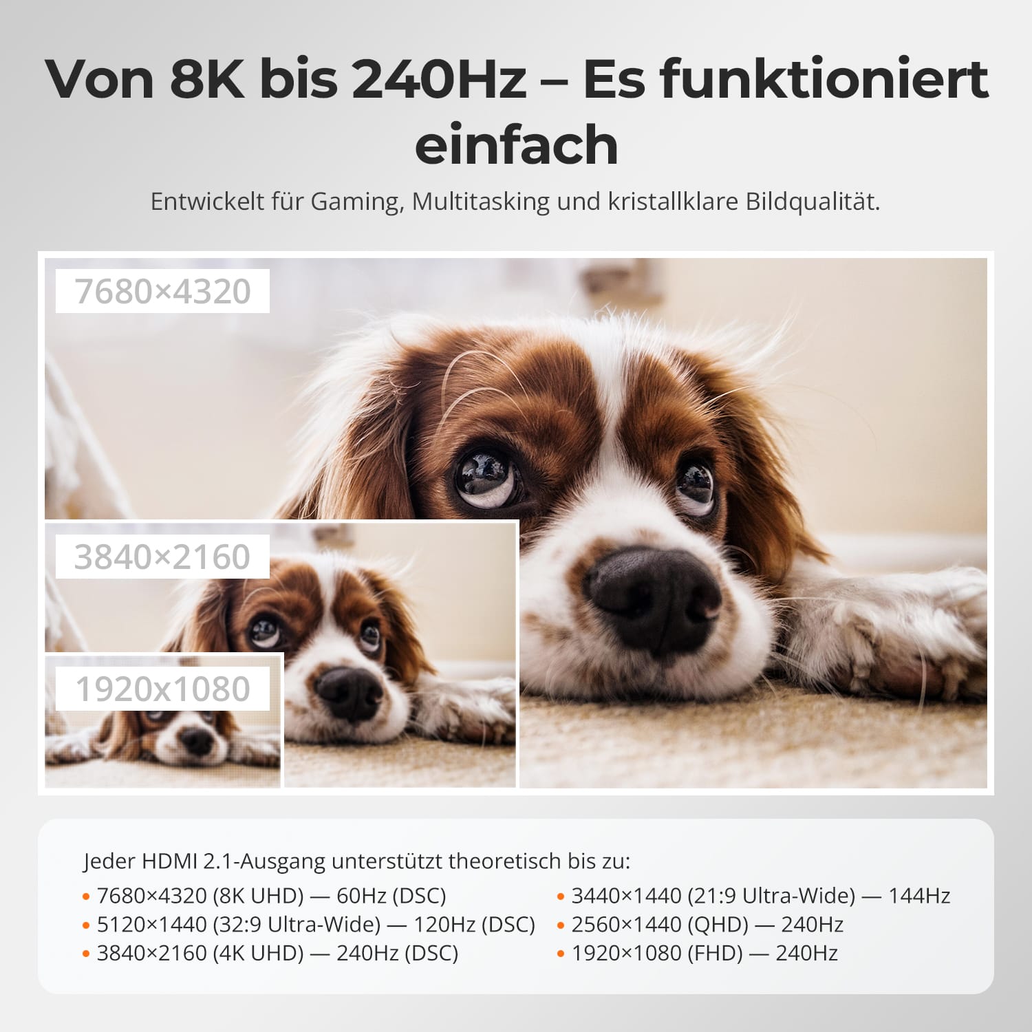 TESmart.DE HDK802-M24-EUBK HDMI 2.1 &amp; DP 1.4 Dual 8K60Hz KVM-Switch für 8 PCs &amp; 2 Monitore, mit ADI-Chip, EDID, VRR, FVA, ALLM und Dynamic HDR 10617230232520 HDMI 2.1 &amp; DP 1.4 Dual 8K60Hz KVM-Switch für 8 PCs &amp; 2 Monitore, mit ADI-Chip, EDID, VRR, FVA, ALLM und Dynamic HDR EU Plug