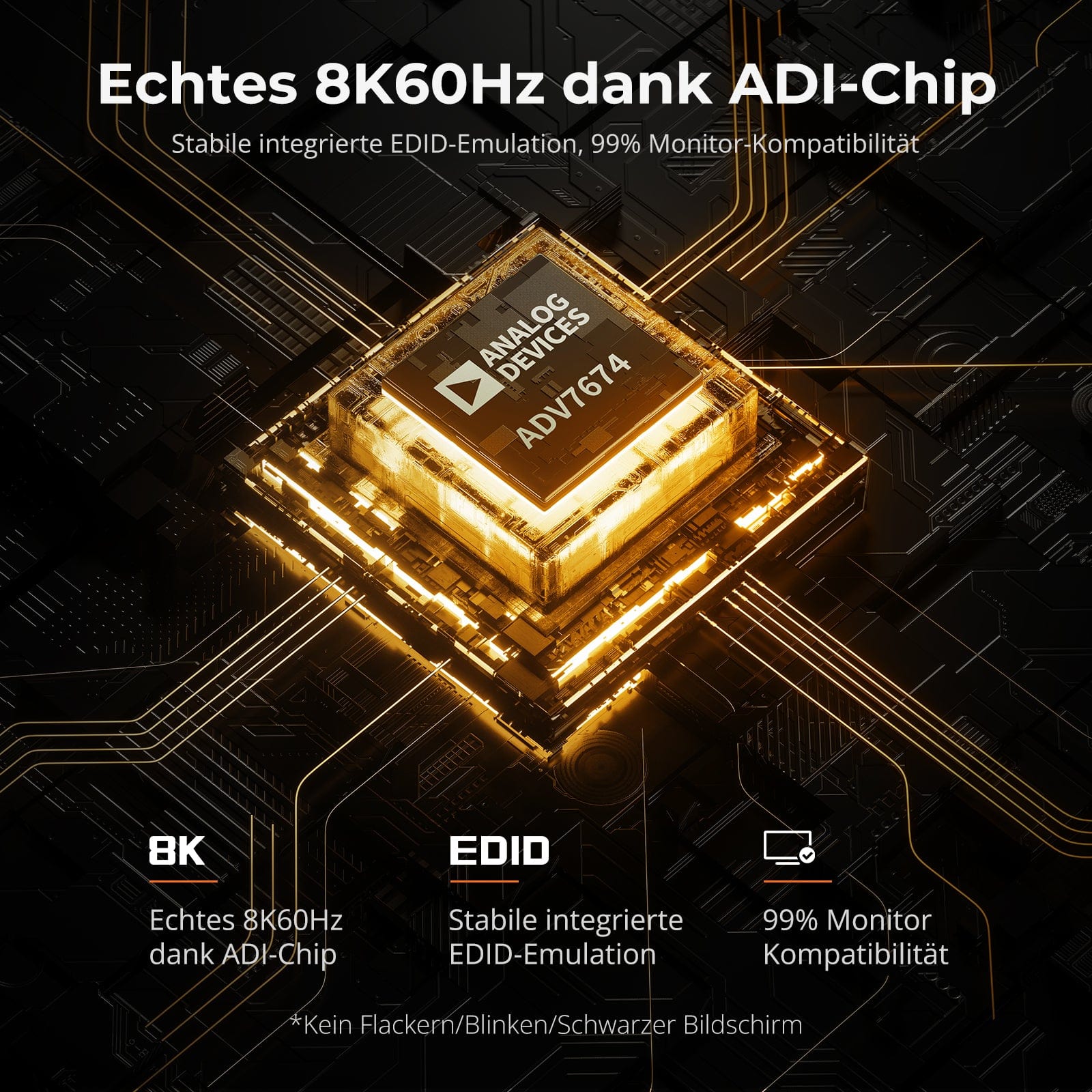 TESmart.DE HKS801-M24-EUBK HDMI 2.1 8K60Hz 8x1 KVM-Switch für 8 PCs und 1 Monitor, mit ADI-Chip, EDID-Emulator, VRR, FVA, ALLM, 48 Gbps und Dynamic HDR 10652805091980 HDMI 2.1 8K60Hz 8x1 KVM-Switch für 8 PCs und 1 Monitor, mit ADI-Chip, EDID, VRR, FVA, ALLM, HDR