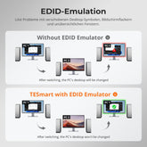 TESmart.DE HKS801-M24-EUBK HDMI KVM Switch HDMI 2.1 8K60Hz 8x1 KVM-Switch für 8 PCs und 1 Monitor, mit ADI-Chip, EDID-Emulator, VRR, FVA, ALLM, 48 Gbps und Dynamic HDR 10652805091980 8K60Hz HDMI 2.1 KVM-Switch für 8 PCs mit EDID & USB 3.2 | TESmart