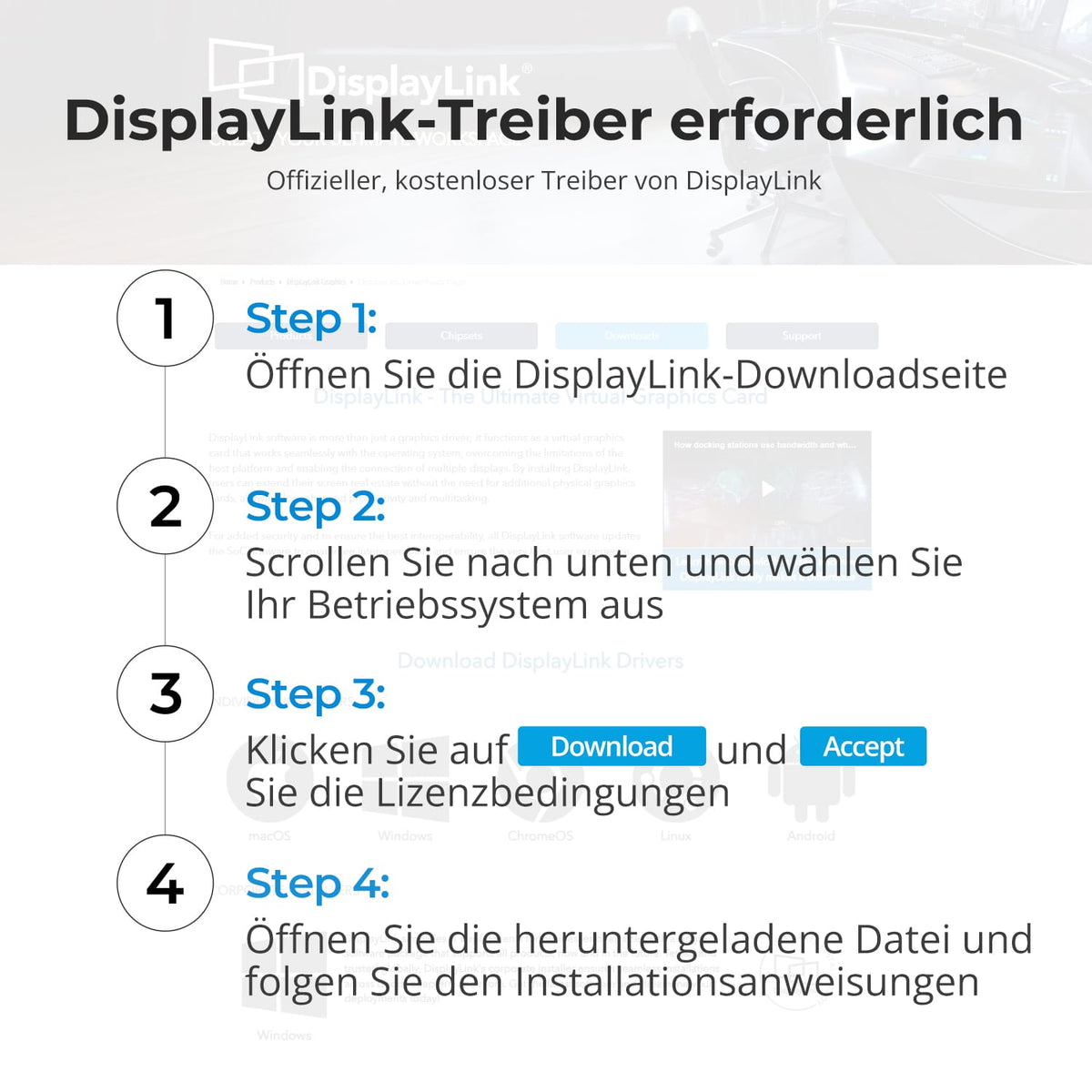 TESmart.DE NEW USB-C KVM 2 Computer 3 Monitore mit DisplayLink – 4K60, 65W PD | TESmart USB-C KVM 2 Computer 3 Monitore mit DisplayLink – 4K60, 65W PD | TESmart