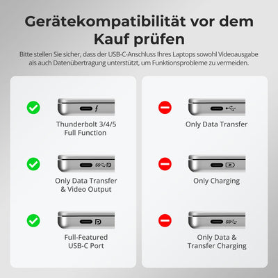 TESmart.DE NEW USB-C KVM 2 Computer 3 Monitore mit DisplayLink – 4K60, 65W PD | TESmart USB-C KVM 2 Computer 3 Monitore mit DisplayLink – 4K60, 65W PD | TESmart