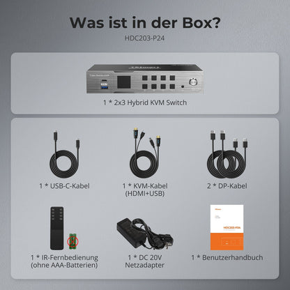 TESmart.DE Next-Gen Triple 4K60Hz Hybrid KVM Next-Gen Triple 4K60Hz Hybrid KVM