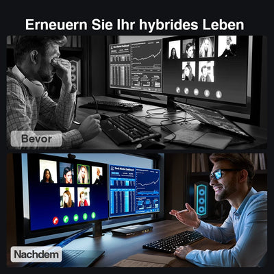 TESmart.DE P‑Serie Dual‑Monitor KVM‑Switch (HDMI/DisplayPort, 4K@60 Hz) für 2 PCs P‑Serie Dual‑Monitor KVM‑Switch (HDMI/DisplayPort, 4K@60 Hz) für 2 PCs