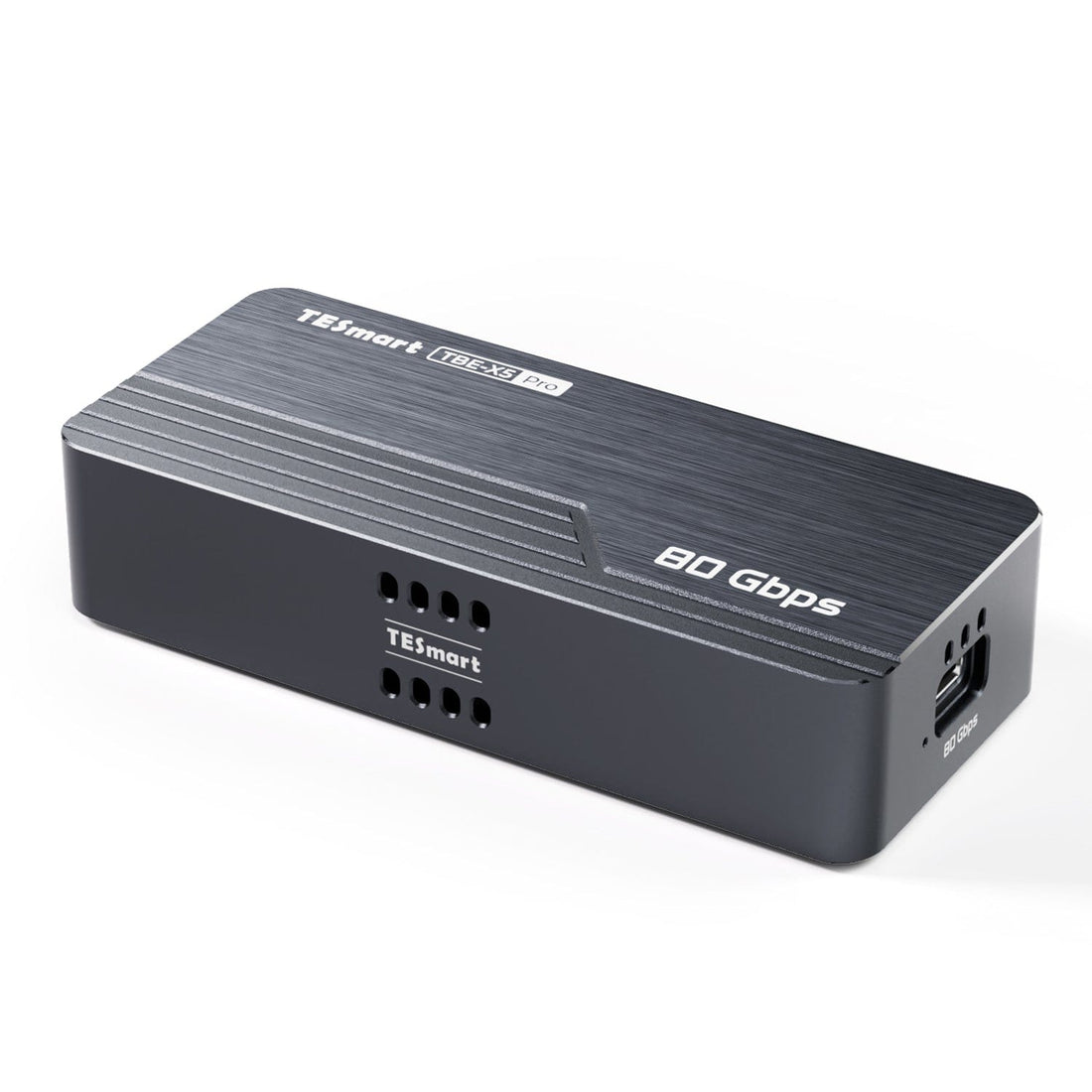 TESmart.DE TBE-X5PRO TBE-X5Pro USB4 80 Gbps PCIe 5.0 NVMe SSD-Gehäuse · Thunderbolt 5 / 4 / 3 kompatibel · Bis zu 7000 MB/s 10652805092253 TBE-X5Pro USB4 80 Gbps PCIe 5.0 NVMe SSD-Gehäuse · Thunderbolt 5 / 4 / 3 kompatibel · Bis zu 7000 MB/s