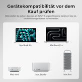 TESmart.DE THK401-X4-EUBK KVM Switch 4-Port KVM für Apple Studio Display – Bis zu 6K@60Hz / 5K@120Hz, kompatibel mit Thunderbolt™ 4- und HDMI-Geräten 4-Port KVM für Apple Studio Display – Kompatibel mit Thunderbolt™ 4- und HDMI-Geräten