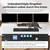 TESmart Drei Monitor KVM Switcher 4 Port Drei-Monitor-KVM-Switch HDMI 4K@60Hz mit USB Hub Triple-Monitor KVM Switch – 4-Port HDMI 4K mit USB-Hub | TESmart
