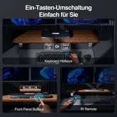 TESmart Dual Monitor KVM Switch Dual-Monitor-USB-C-KVM-Dockingstation-Kit - 4K60Hz, MST, EDID für 2 Laptops Dual Monitor USB-C KVM Dock – 4K60Hz, MST, EDID für 2 Laptops
