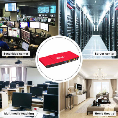 TESmart HDMI Switch 4 Port HDMI Switch 1080P@60Hz Multi Viewer und nahtloses Umschalten 4 in 1 Out Seamless HDMI Switch，Multi-View1080p@60Hz，IR-Fernbedienung