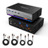 TESmart HKS202-M24-EUBK Dual Monitor KVM Switch HDMI 2.1 Dual 4K144Hz KVM Switch Gaming Dock für 2 PCs & 2 Monitore, mit ADI-Chip, EDID, VRR, FVA, ALLM und dynamischem HDR 10652805090716 2-Port Dual-Monitor HDMI 2.1 KVM-Switch 4K144Hz mit ADI-Chip | TESmart EU Plug